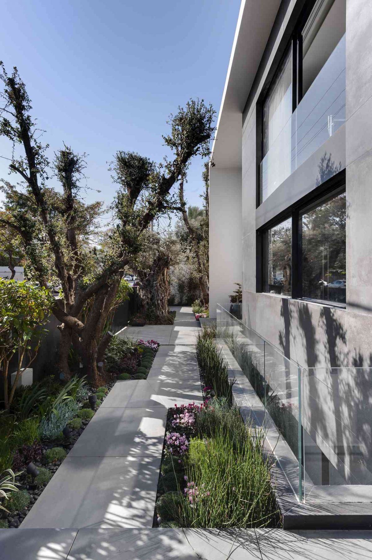Simoene Architects Ltd – Central Israel תאורה אדריכלית המובנת בגינה נעשתה על ידי קמחי דורי